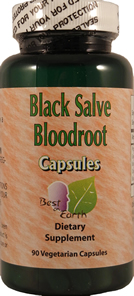 Buy Best on Earth Black Salve Bloodroot Capsules